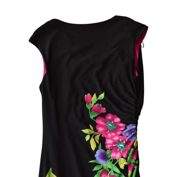 Y2K Bold Floral Going Out Dress by Ronni Nicole - Size 10 - Picture 6 of 6